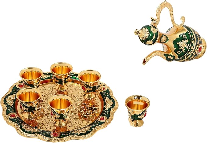 Turkish Tea Set, Vintage Coffee Pot - Image 7