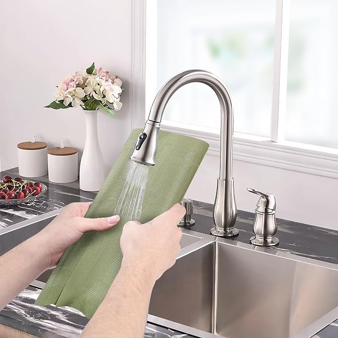 Aofmee Placemats Set of 6, Washable PVC Place Mats, Heat Resistant Non-Slip - Image 2