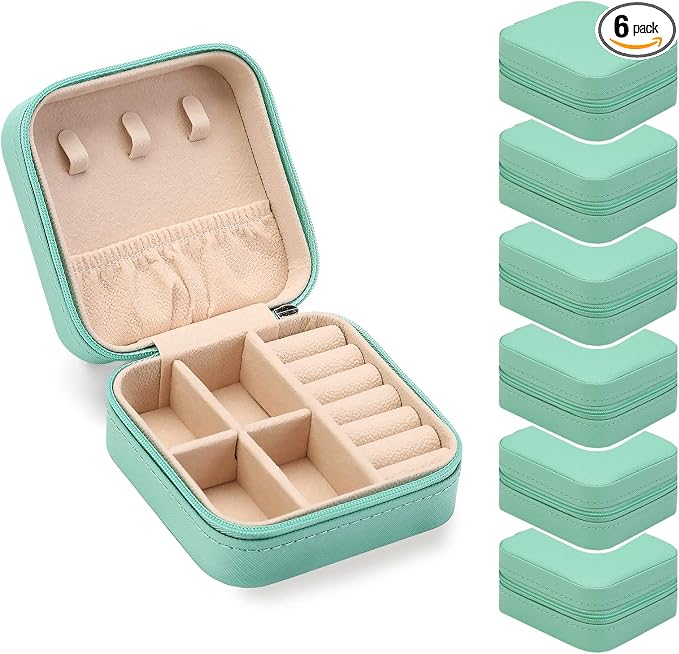 ZPROW Travel Jewelry Case, Mini Portable Jewelry Travel Boxes, Small Jewelry by ZPROW