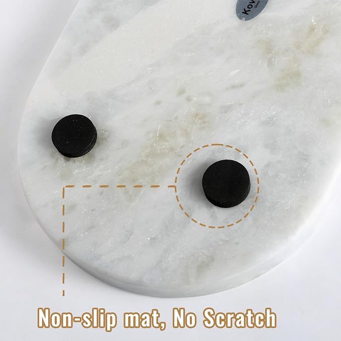 African Natural Marble Decorative Tray, Catchall Tray - Image 4