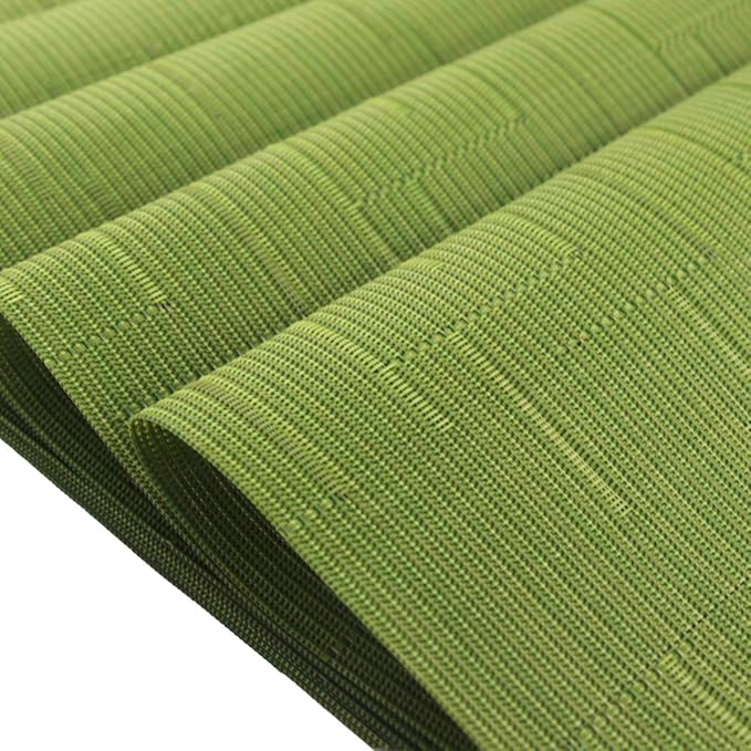 PIGCHCY Elegant Placemats and Table Runner, Washable Durable Plastic, Sage Green - Image 7
