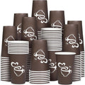 Clawsoff 16 oz 180 Count Paper Coffee Cups Disposable Hot Coffee Cups Brown | by BuyNow