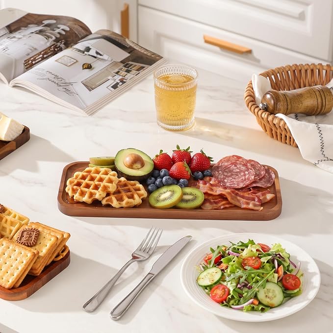 Small Wooden Tray and Platter, Mini Charcuterie Boards, Cheese boards, - Image 6