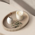 Oval Tray for Coffee Table Decor, Solid Resin, Aesthetic Home Decor, Table by Cathyeen