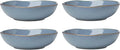 Oneida Dinnerware Set, Organic Shades Blue Pasta Bowls, Service by Oneida