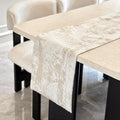 Table Runner Cashmere Texture for Home Decor 72 Inches Long Farmhouse Table by ZIWUROAD