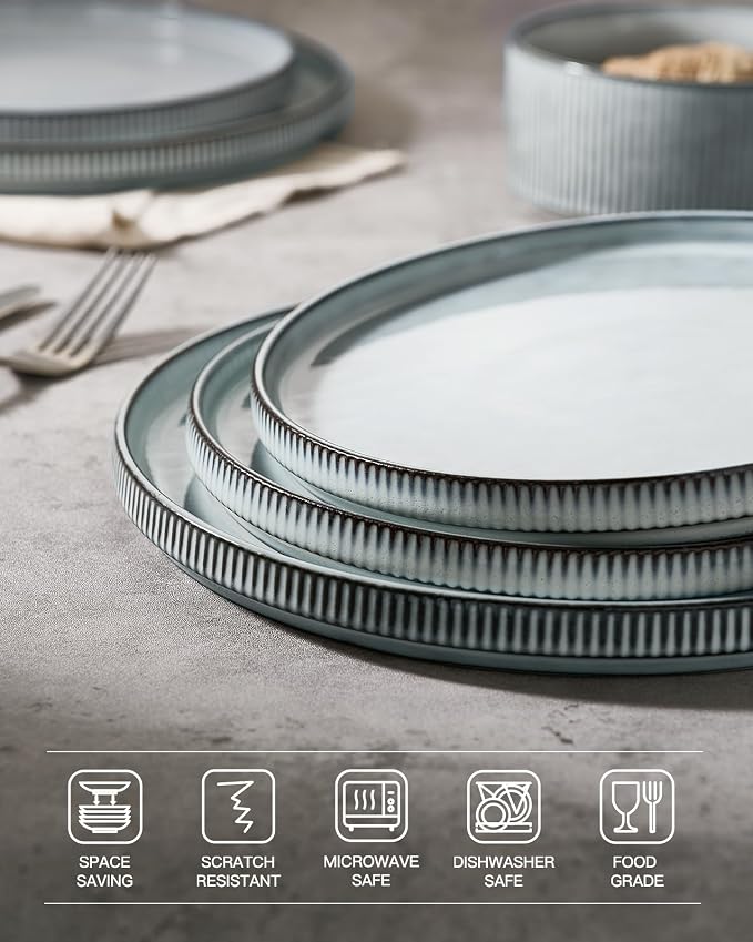 famiware Star 10/8 inches Dinner Plates Set - Image 4