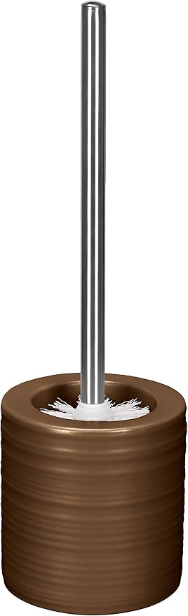 Kleine Wolke Sahara Elegant Stoneware Toilet Brush Holder 14.37" t X 4.72" w - Image 2