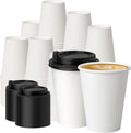METAPRINT 100 Pack 12 oz Disposable Coffee Cups by METAPRINT
