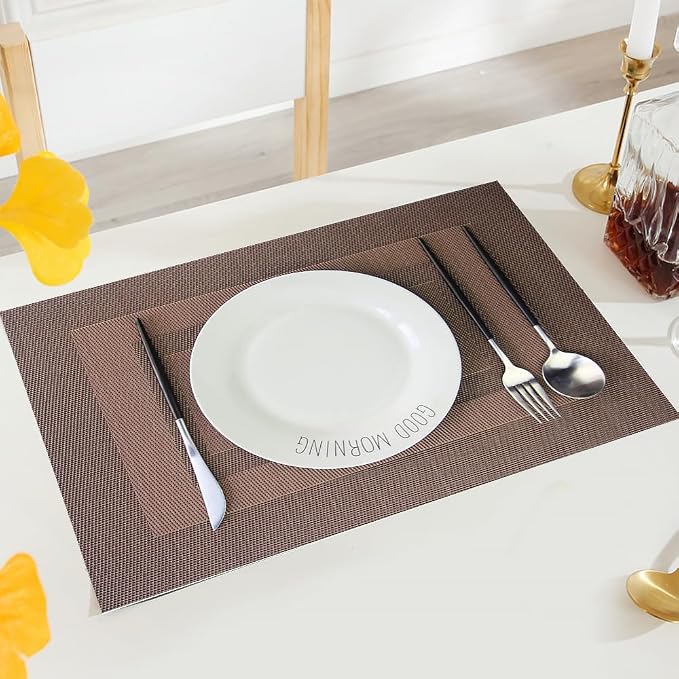 PIGCHCY Durable Plastic Placemats - Image 4