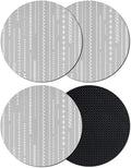 Modern Minimalist Art Coasters Set of 4 Absorbent Coasters by Unknown