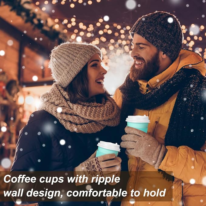 Patelai 48 Pcs 12 oz Disposable Coffee Cups - Image 5