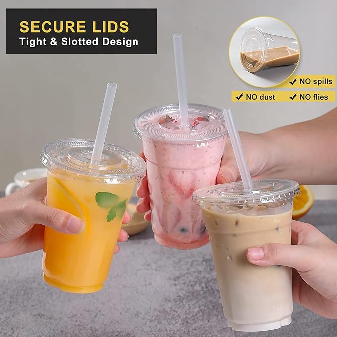 VITEVER [100 Sets - 24oz Plastic Cups - Image 4
