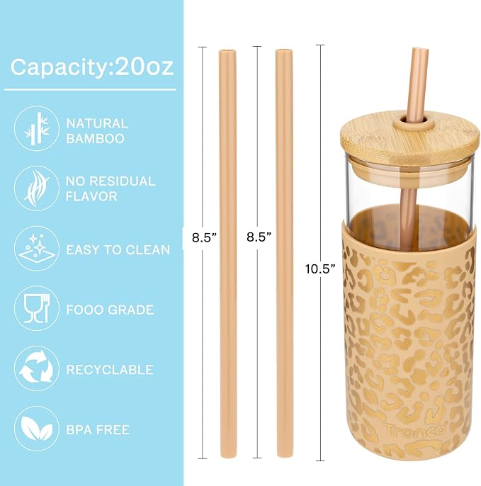 Tronco 20 oz Glass Tumbler - Image 2