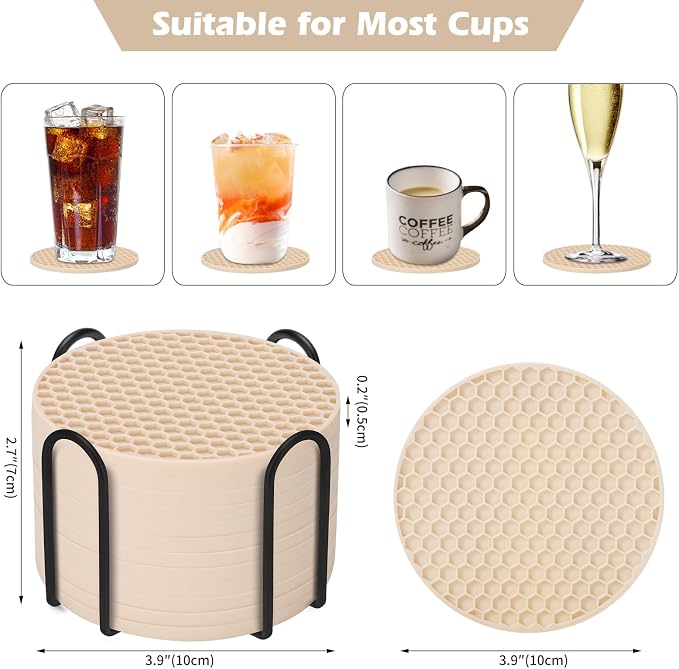 TWTLi Silicone Coasters Set of 12 - Image 5
