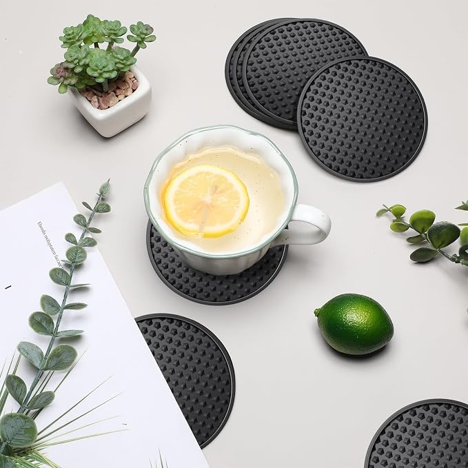 Eccliy 24 Pack Silicone Coasters - Image 5