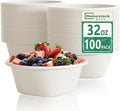 32 Oz Deep Paper Bowls by Homestockplus
