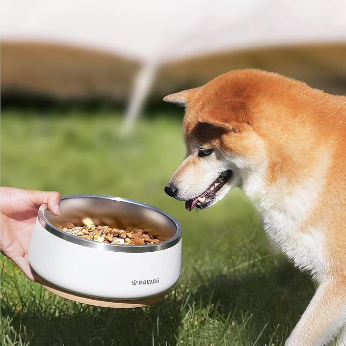 Pawaii Dog Bowl, 68 oz Stainless Steel Food and Water Bowl, ID Tag, 1 Pack | - Image 9