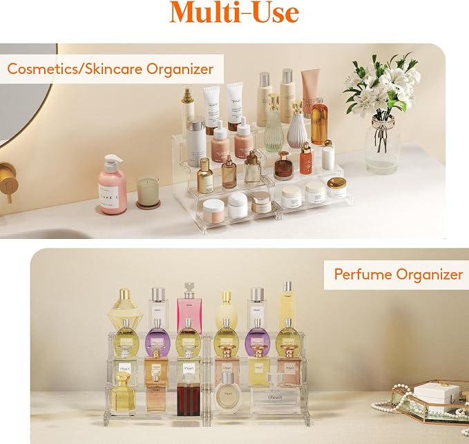 Lifewit Perfume Organizer, Cologne Stand Tool-Free Assembly, Nail Polish - Image 2