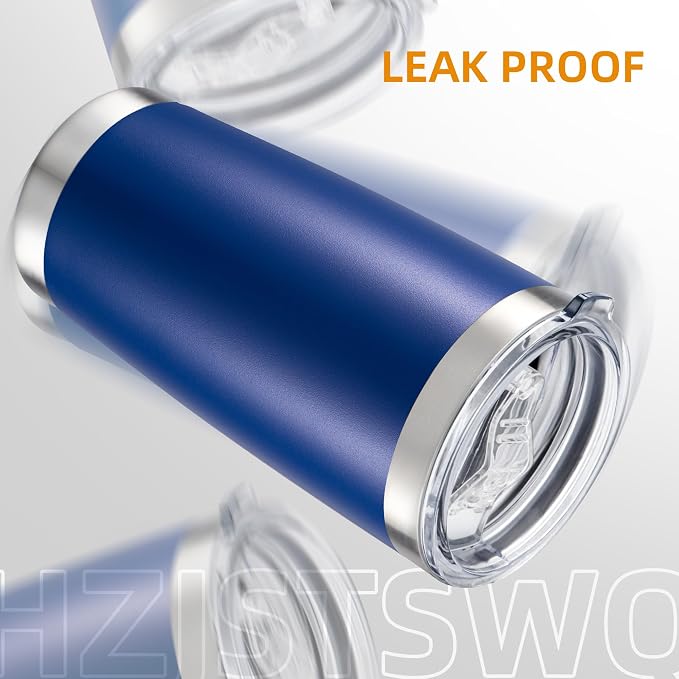 20oz Tumbler Bulk with Lid Stainless Steel Tumblers, 12 Pack | Leak Proof Lid - Image 4