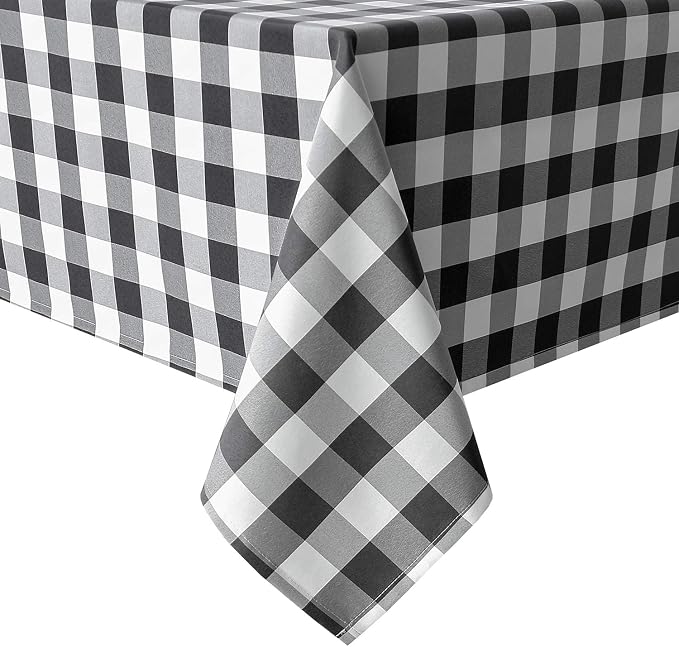 Checkered Tablecloth Rectangle, 70 x 90 Inch by Hiasan