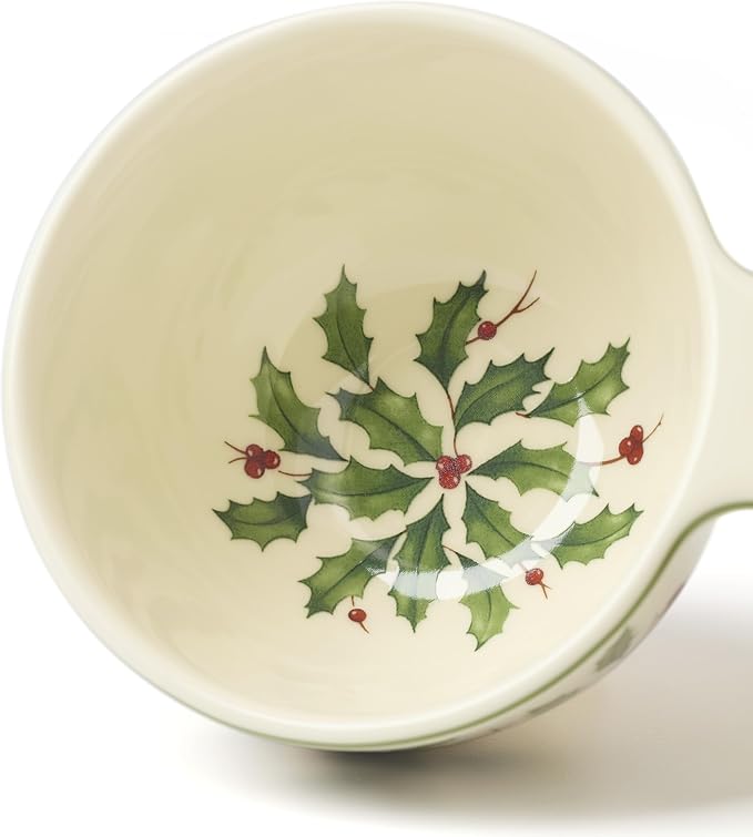 Lenox 898270 Holiday Double Dip Bowl, Christmas Dishes, Festive Serveware - Image 2