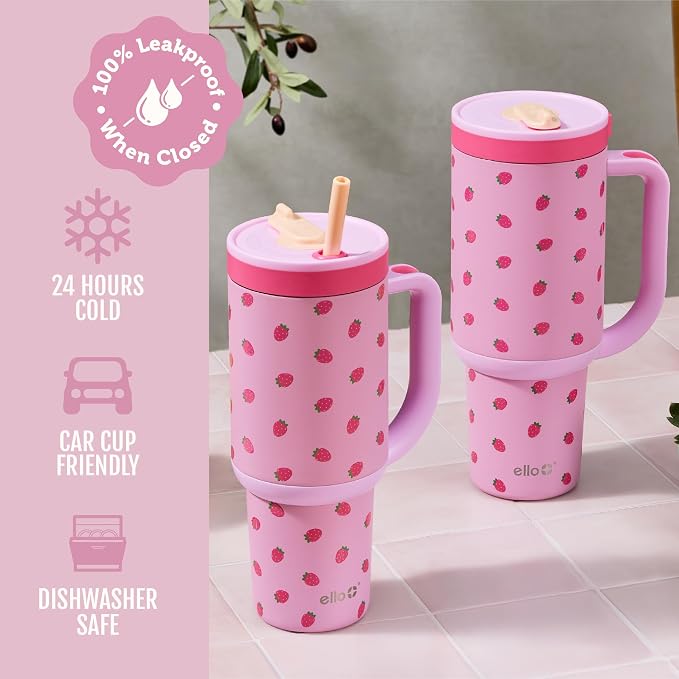 Ello Oasis 30oz Insulated Stainless Steel Tumbler - Image 5