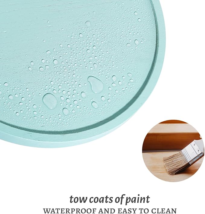 Round Decorative Tray Farmhouse Kitchen Decor Soap Dish, Lightweight, Easy Clean - Image 5