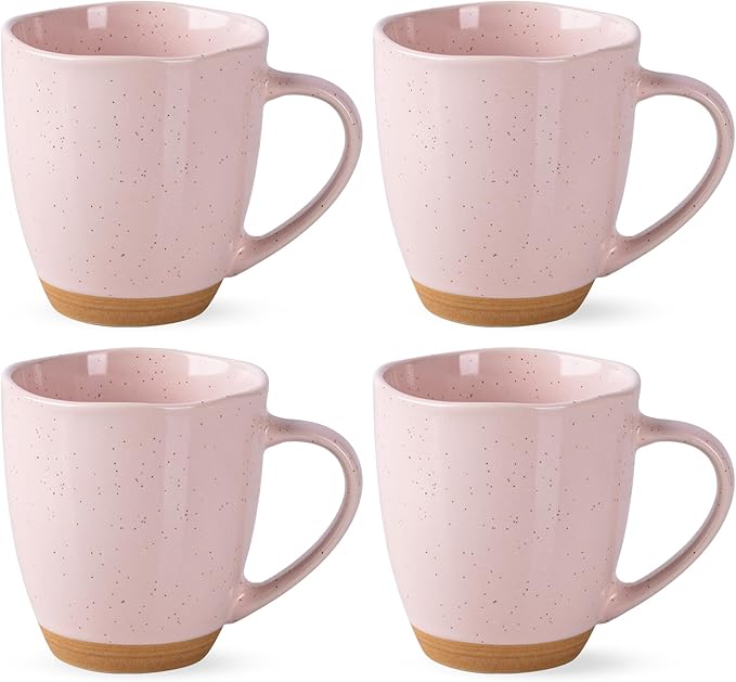 AmorArc 12oz Coffee Mugs, Ceramic Coffee Mugs set of 4 by AmorArc