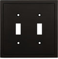 Modern Edge Decorative Wall Plate Switch Plate Outlet Cover, Durable Solid Zinc by HenneBery
