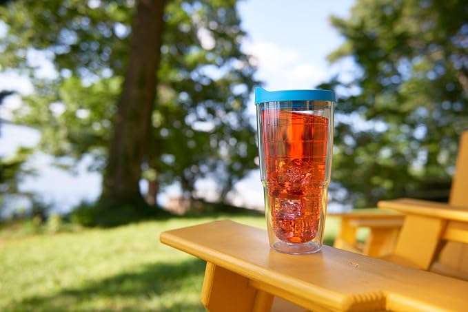 Tervis Clear & Colorful Lidded Made in USA Double Walled Insulated Tumbler - Image 2