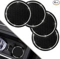 Car Coasters, 4 Pack Universal Vehicle Bling Car Coaster, COCASES Crystal by COCASES
