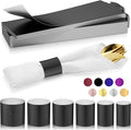 Holiday Parties Napkin Rings Set of 100, 2 Colors in 1, Reusable Adjustable by Unknown