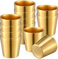 Amyhill 12 Pieces Stainless Steel Cups Double Wall Tumbler Glasses Stackable by Amyhill