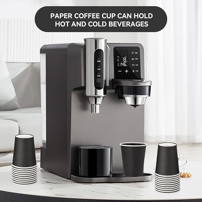 50 Pack 8 oz Disposable Paper Cups, 8 oz Coffee Cups, Water Cups - Image 6