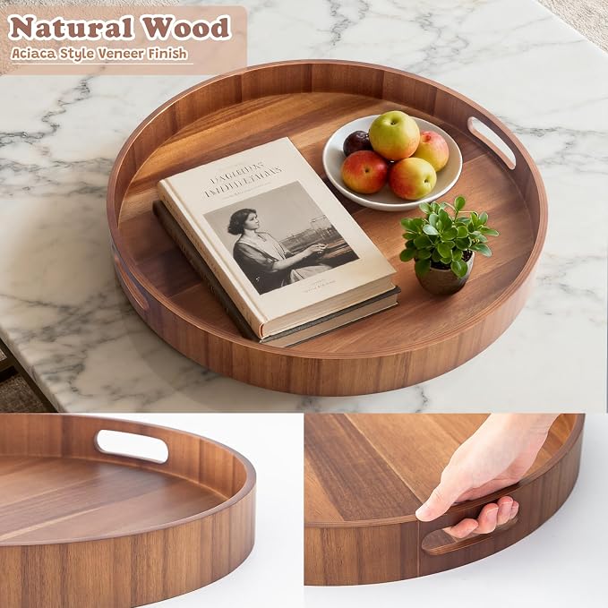 20 Inch Ottoman Coffee Table Tray - Image 3