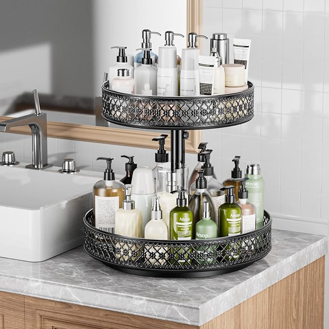 2 Tier Lazy Susan Organizer - Image 7