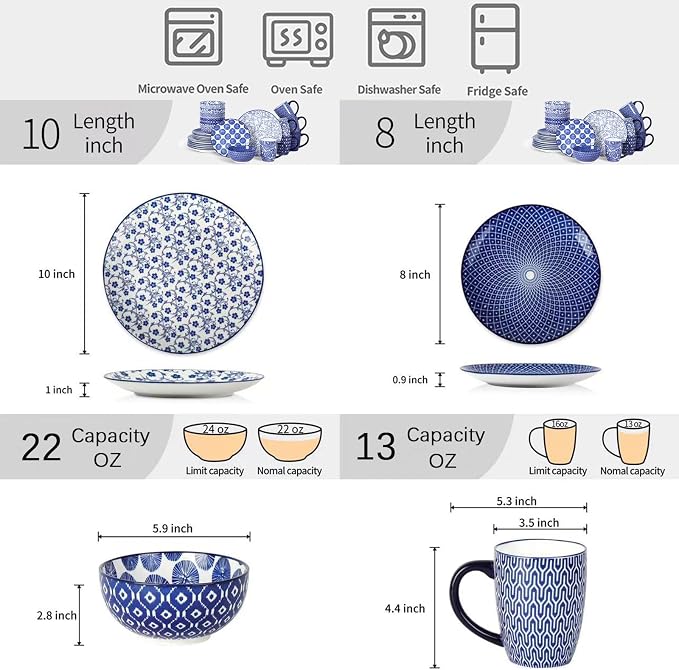 Selamica Ceramic Dinnerware Sets - Image 3