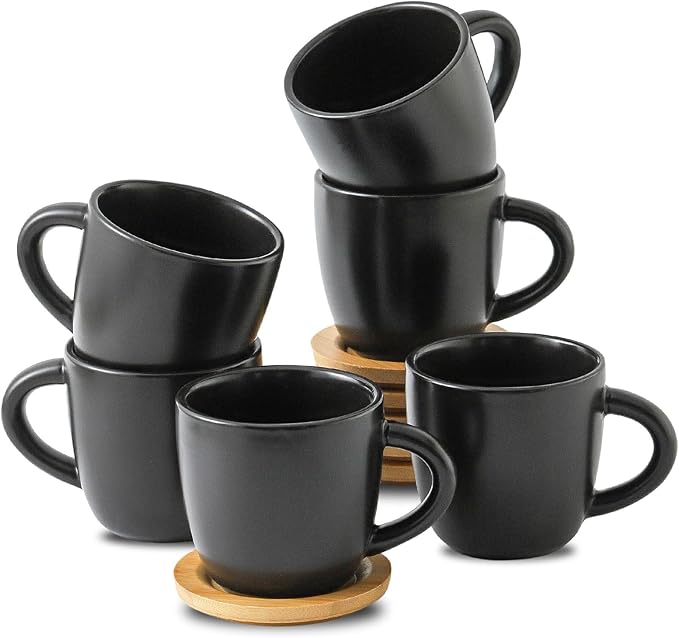 HASENSE 6 oz Cappuccino Cups by Hasense