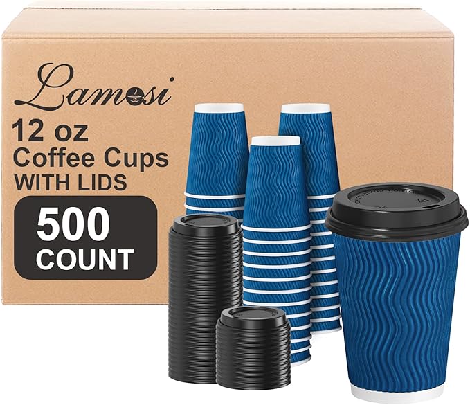 Lamosi 500 Pack Coffee Cups by BuyNow