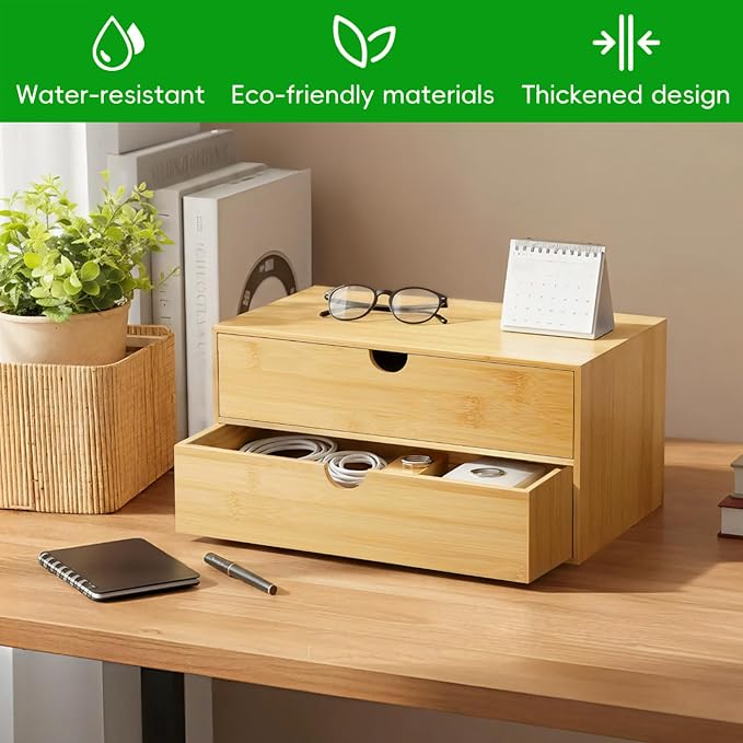 Neando Bamboo Desk Organizer - Image 2