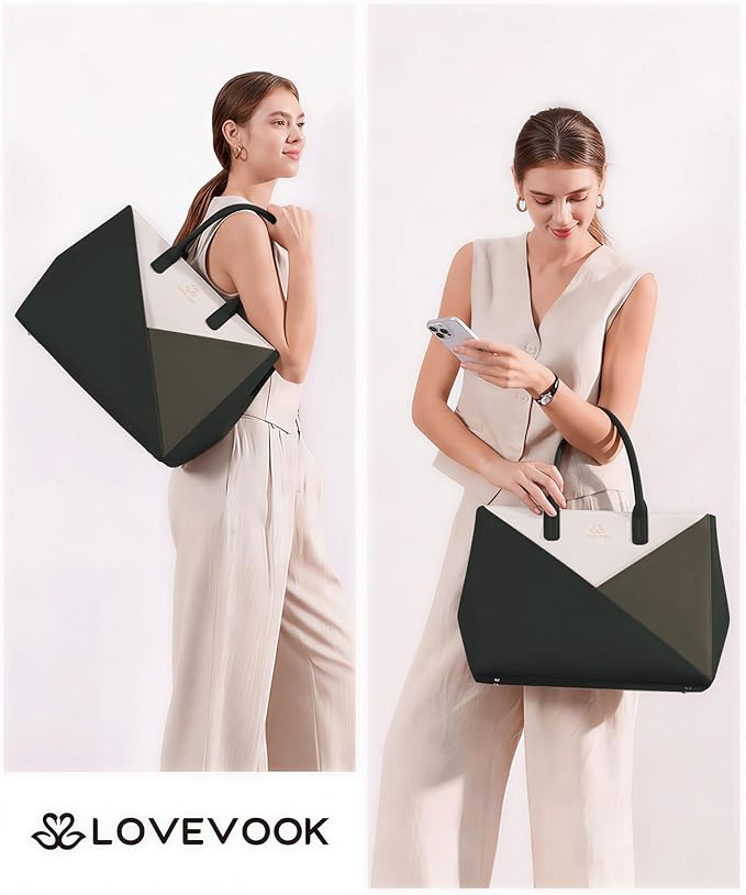 LOVEVOOK Laptop Tote Bag for Women - Image 2