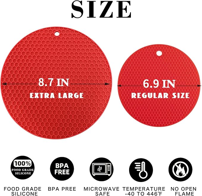 Silicone Trivets for Hot Pots and Pans - Image 7