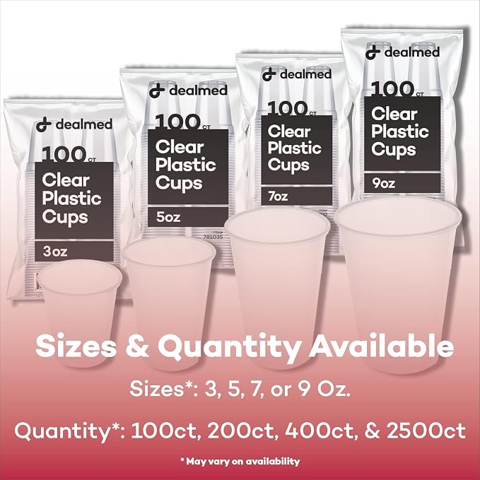Dealmed 7 oz Disposable Plastic Cups - Image 7