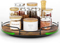 WOWBOX 12" Wood Lazy Susan Turntable Organizer by WOWBOX