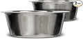 Neater Pet Brands 12 Cup Stainless Steel Dog Bowls, Large Dog Water Bowl or by NeaterPetBrands