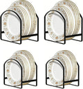 4 Pack Kitchen Plate Holder Organizer by LINFIDITE