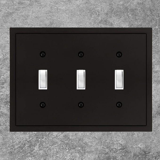 Modern Edge Decorative Wall Plate Switch Plate Outlet Cover, Durable Solid Zinc - Image 4