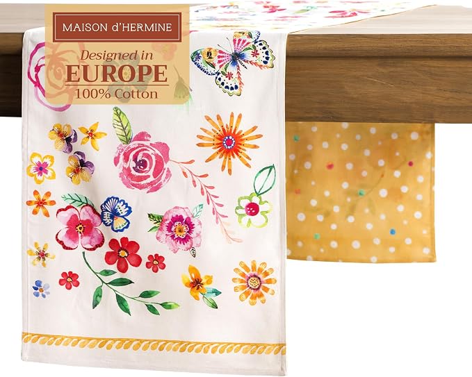Maison d' Hermine Table Runner 100% Cotton 14.50" x 108" | Table Runners 108 by MaisondHermine