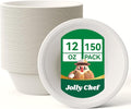 Compostable Disposable Paper Bowl Heavy Duty Soup Containers Biodegradable by JOLLYCHEF